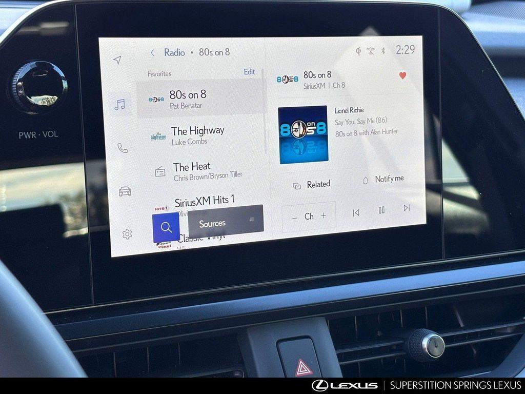 new 2025 Lexus UX 300h car, priced at $40,435