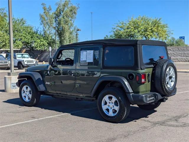 used 2021 Jeep Wrangler Unlimited car, priced at $25,981