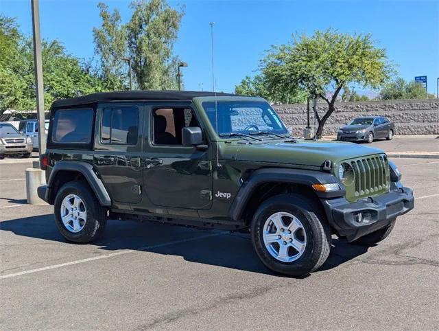 used 2021 Jeep Wrangler Unlimited car, priced at $25,981