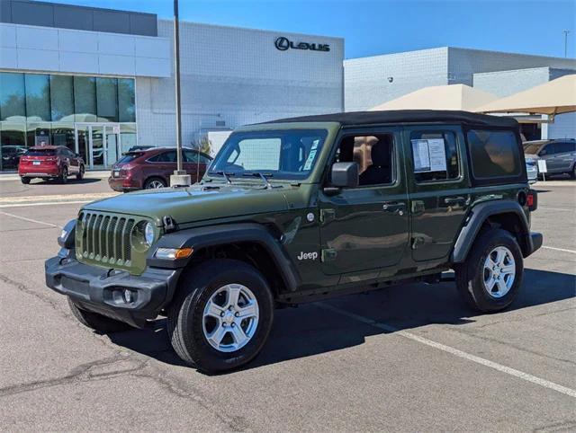 used 2021 Jeep Wrangler Unlimited car, priced at $25,981