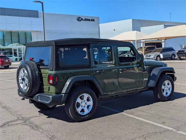 used 2021 Jeep Wrangler Unlimited car, priced at $25,981