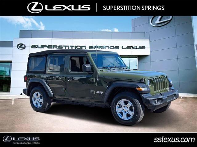 used 2021 Jeep Wrangler Unlimited car, priced at $25,981