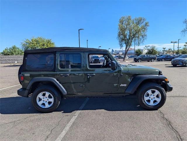 used 2021 Jeep Wrangler Unlimited car, priced at $25,981