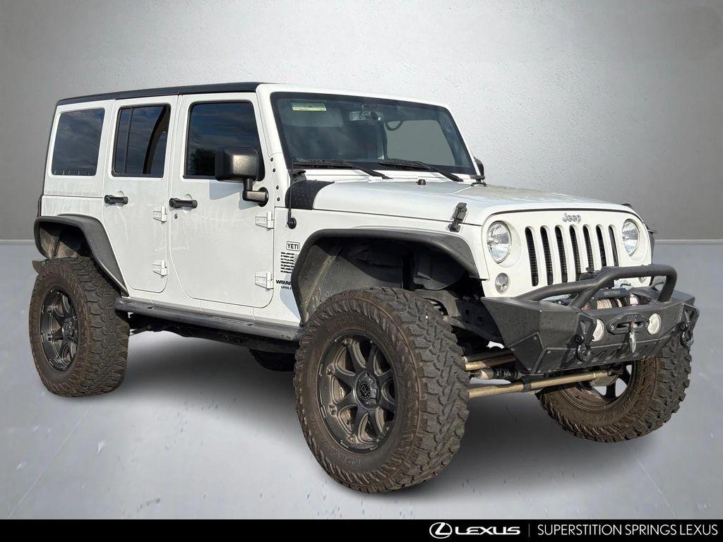 used 2017 Jeep Wrangler Unlimited car, priced at $24,372