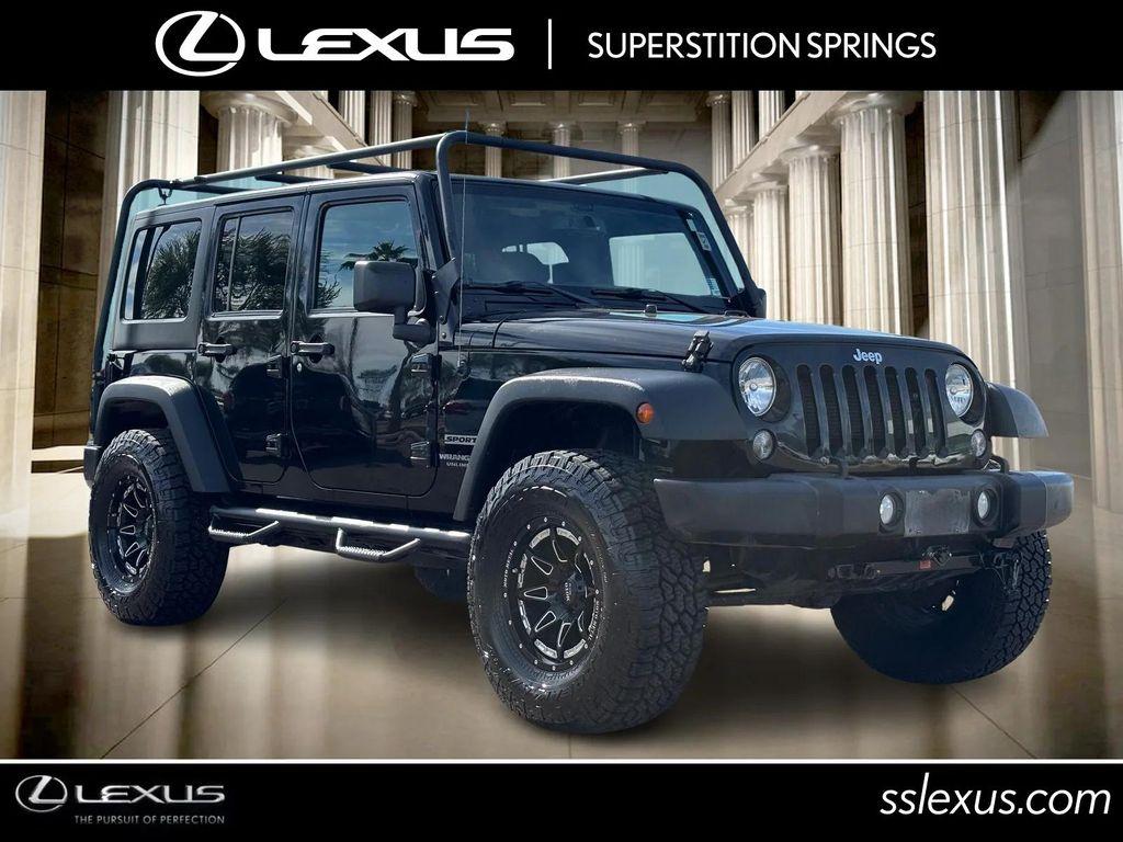 used 2017 Jeep Wrangler Unlimited car, priced at $19,588