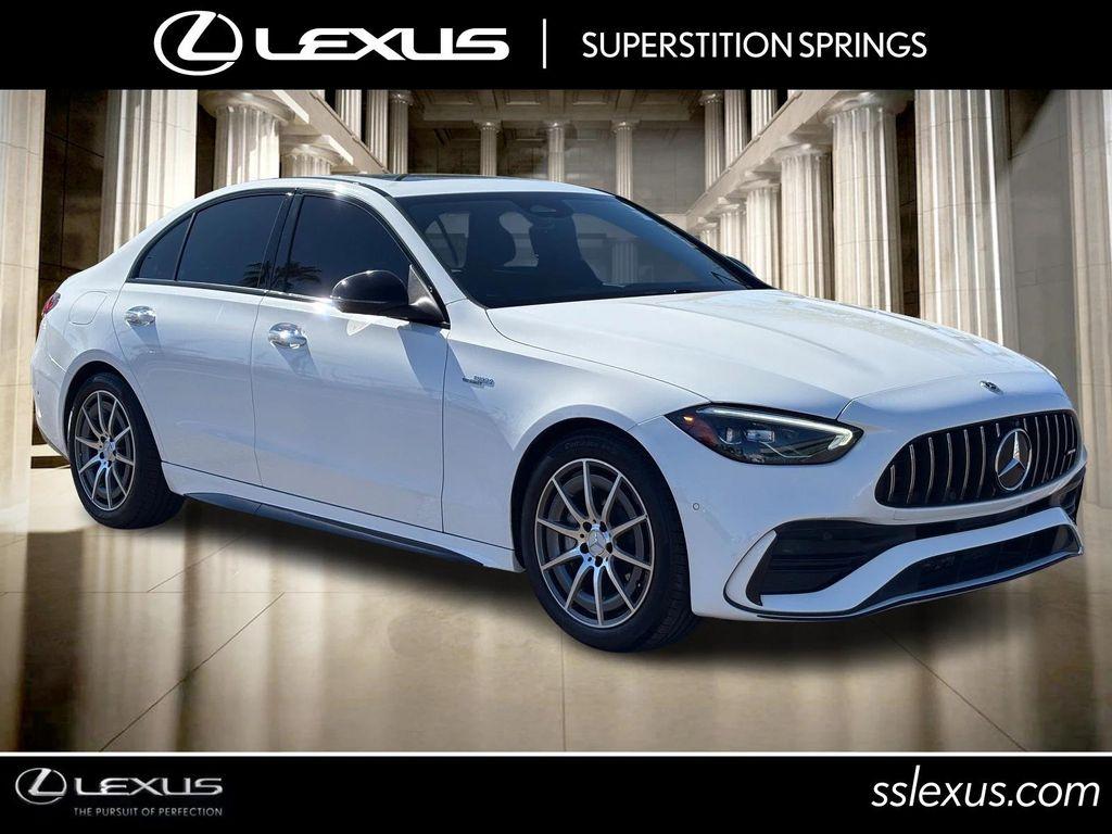 used 2023 Mercedes-Benz AMG C 43 car, priced at $39,774