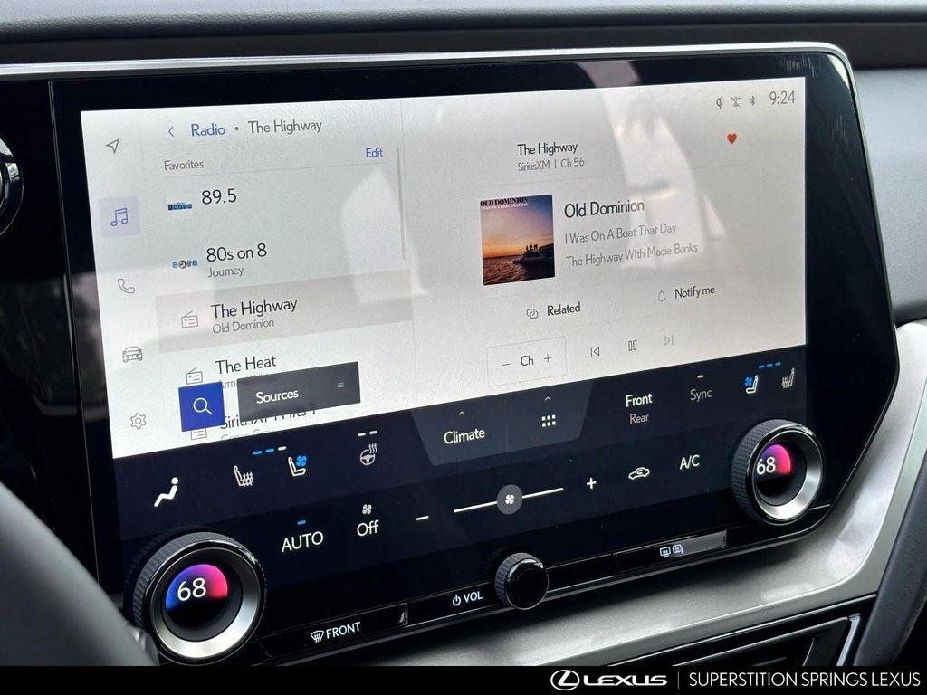 new 2026 Lexus TX 350 car, priced at $71,095