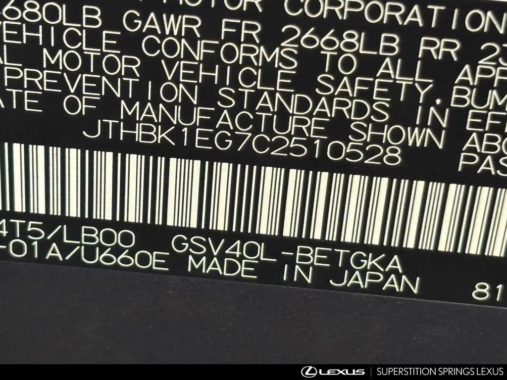 used 2012 Lexus ES 350 car, priced at $17,946