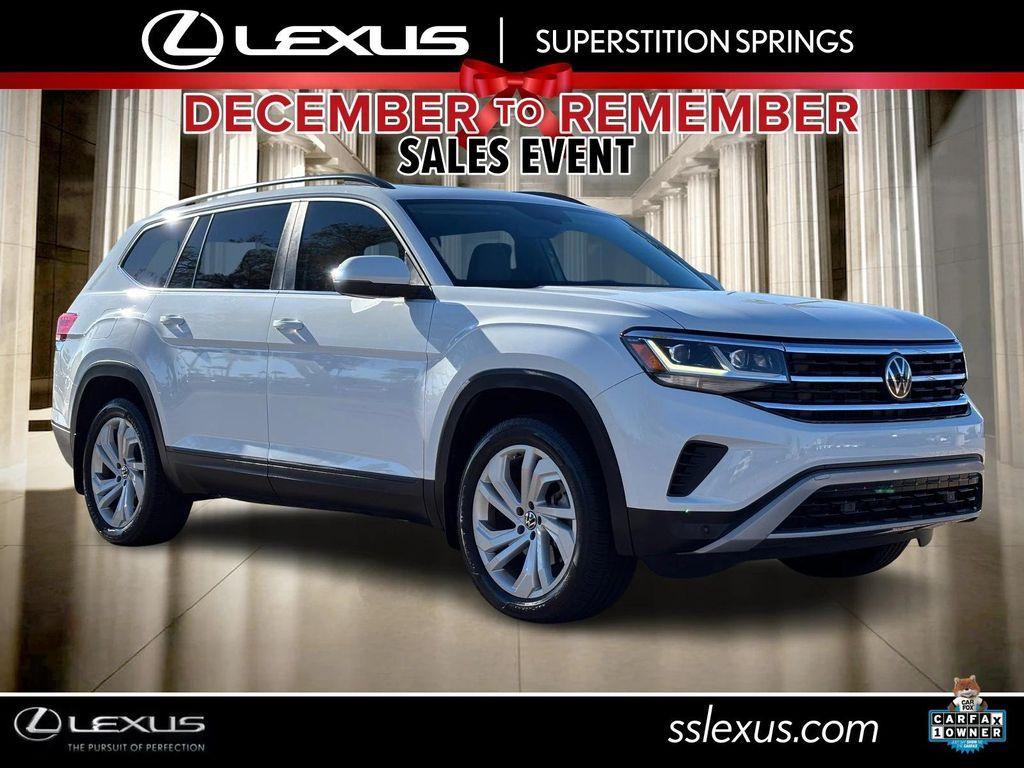 used 2021 Volkswagen Atlas car, priced at $23,586