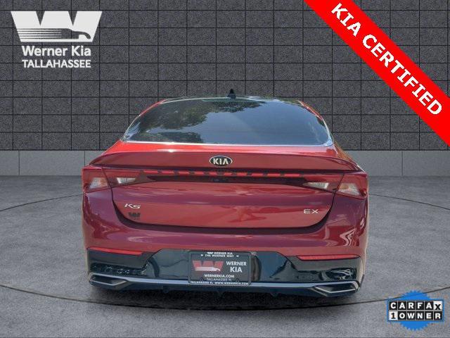 used 2021 Kia K5 car, priced at $29,725