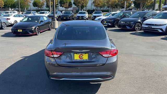 used 2015 Chrysler 200 car, priced at $9,894