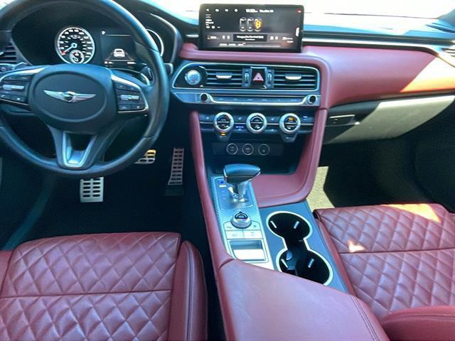 used 2022 Genesis G70 car, priced at $30,000
