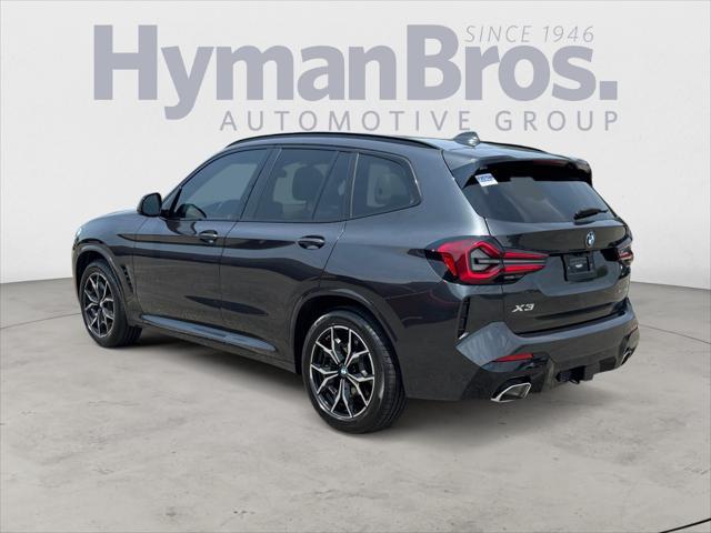 used 2022 BMW X3 car, priced at $38,995