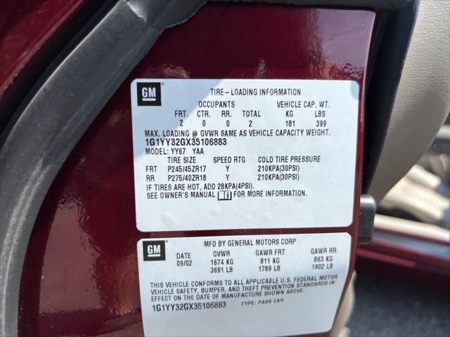 used 2003 Chevrolet Corvette car, priced at $29,995