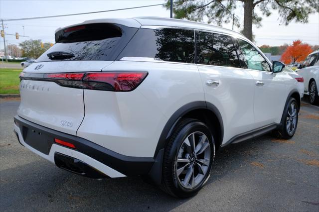 new 2025 INFINITI QX60 car, priced at $58,080