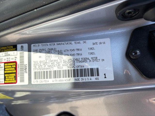 used 2017 Toyota Tacoma car, priced at $25,995