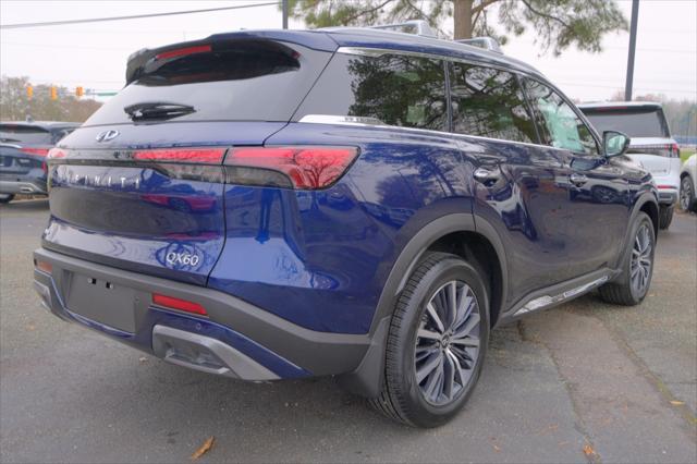 new 2025 INFINITI QX60 car, priced at $62,410