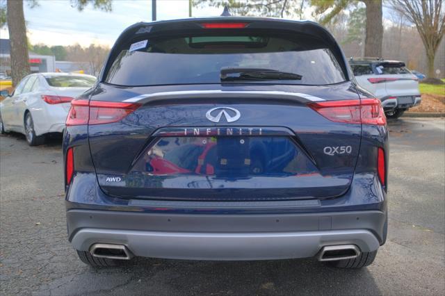 used 2021 INFINITI QX50 car, priced at $34,995