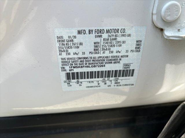 used 2020 Ford Explorer car, priced at $26,995