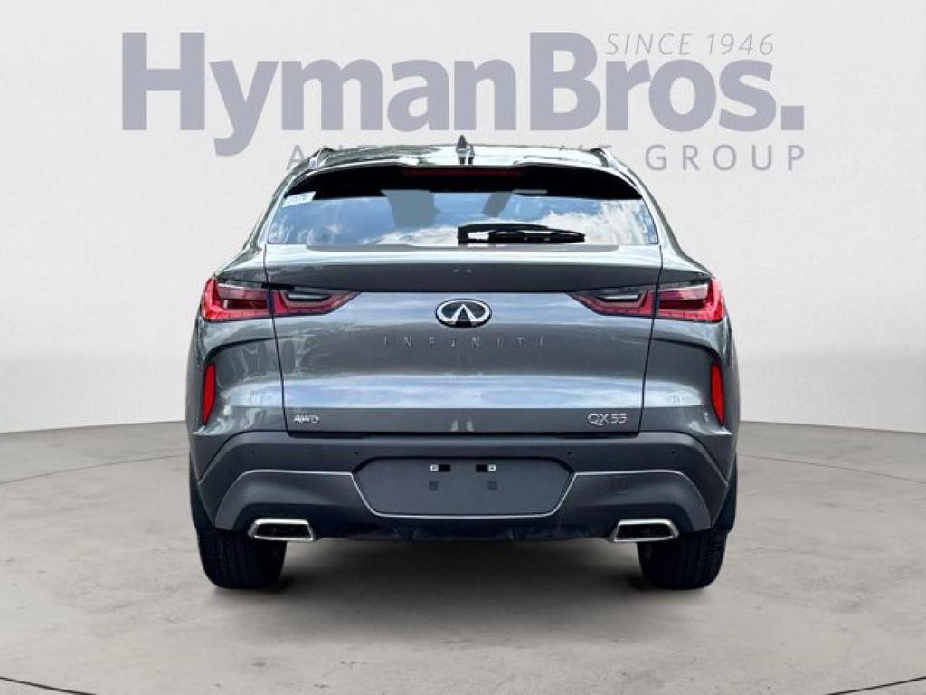 new 2025 INFINITI QX55 car, priced at $43,019