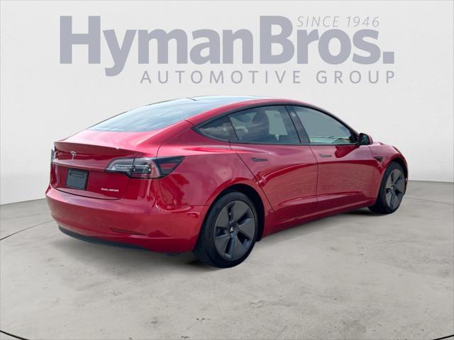 used 2021 Tesla Model 3 car, priced at $28,495