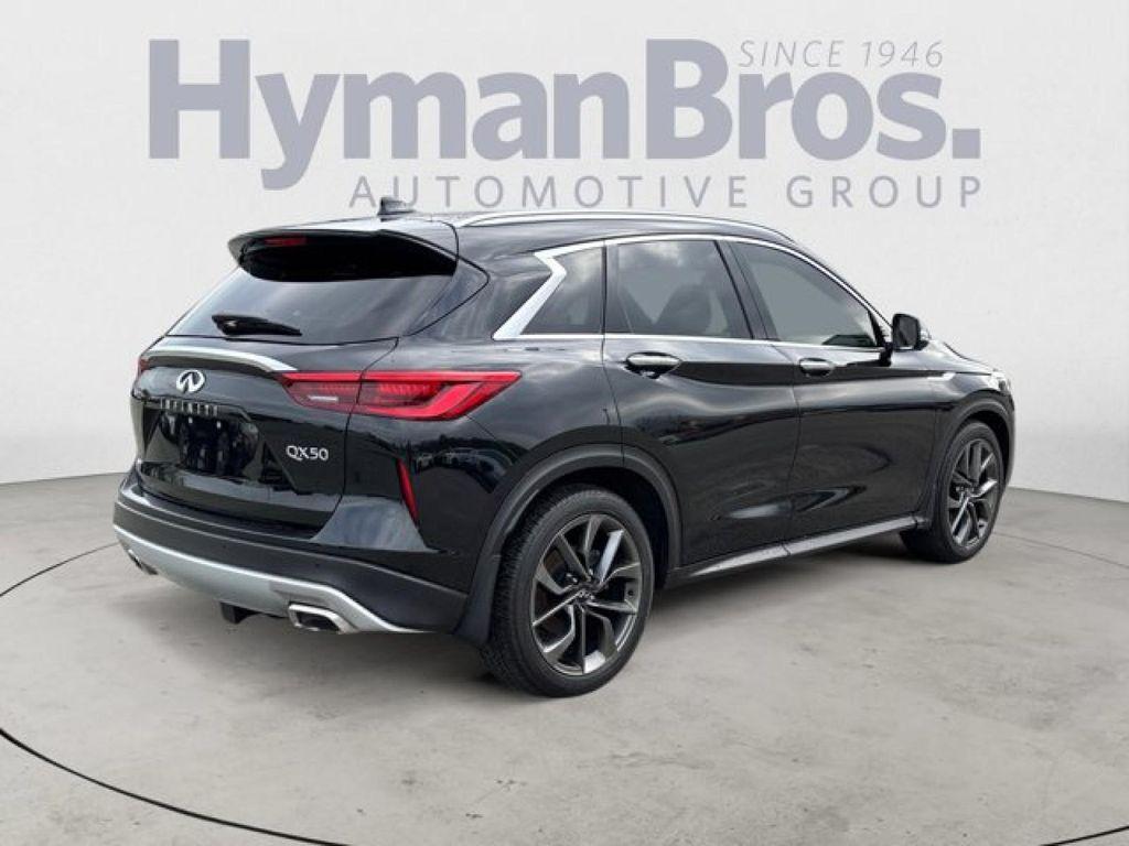 used 2021 INFINITI QX50 car, priced at $31,995