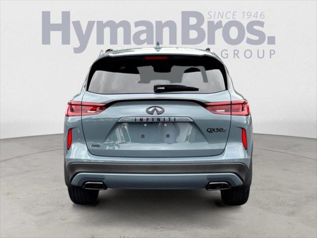 new 2025 INFINITI QX50 car, priced at $47,300