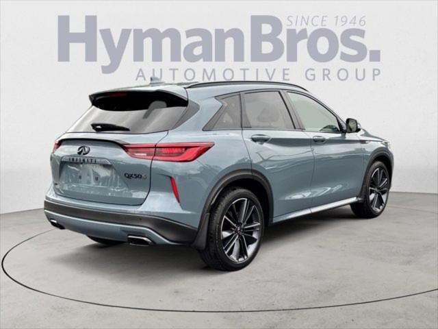 new 2025 INFINITI QX50 car, priced at $47,300