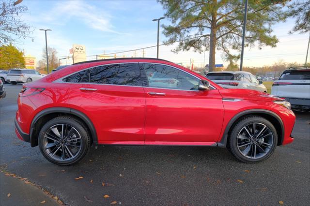 new 2025 INFINITI QX55 car, priced at $58,080