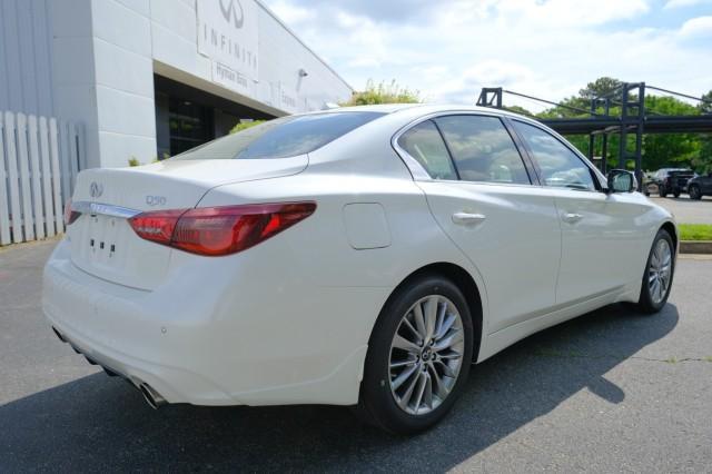 new 2024 INFINITI Q50 car, priced at $46,085