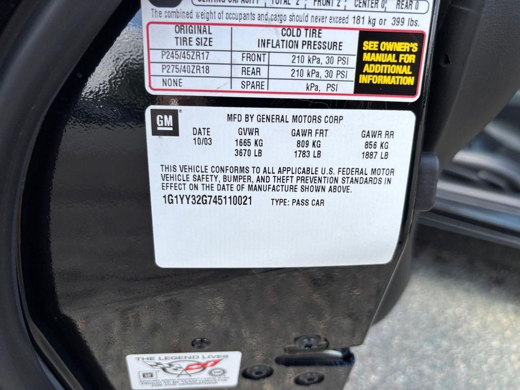 used 2004 Chevrolet Corvette car, priced at $30,995