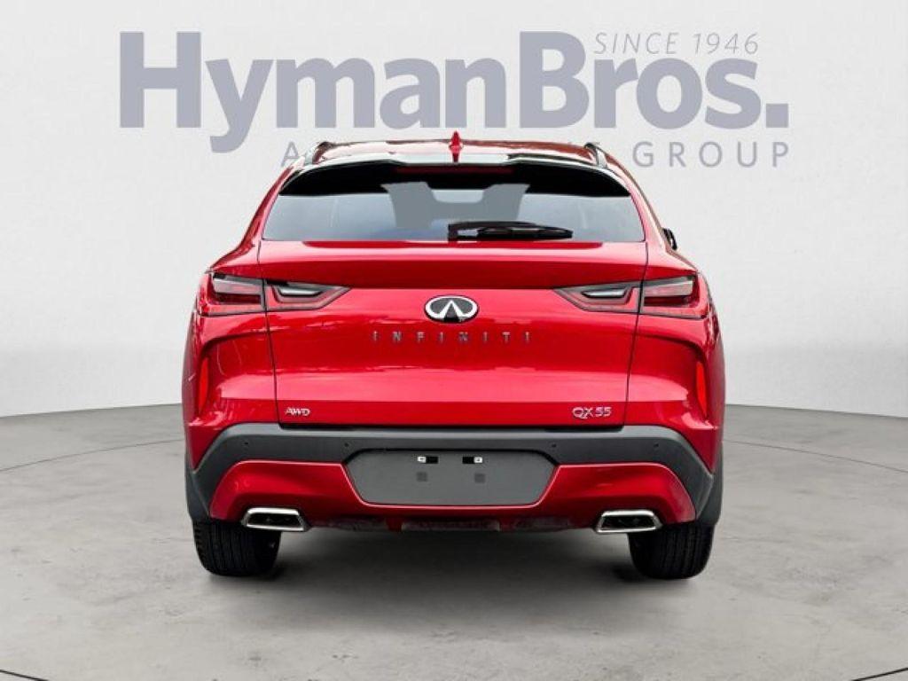 new 2025 INFINITI QX55 car, priced at $51,200