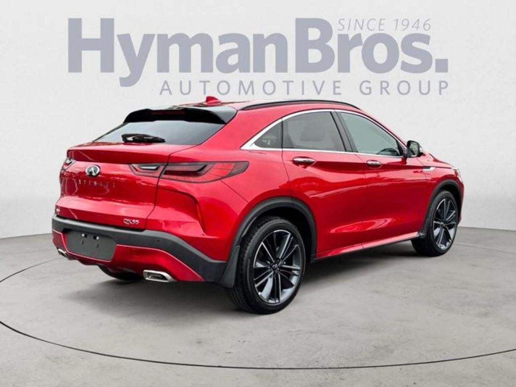 new 2025 INFINITI QX55 car, priced at $51,200