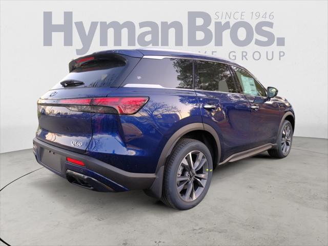 new 2025 INFINITI QX60 car, priced at $58,080