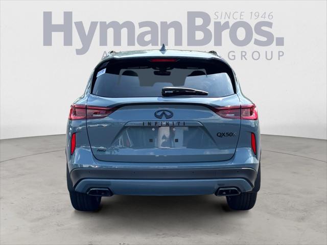 new 2025 INFINITI QX50 car, priced at $47,300