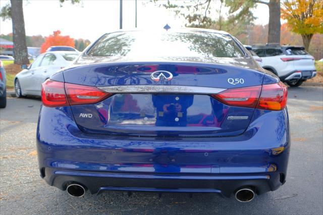 used 2021 INFINITI Q50 car, priced at $34,995