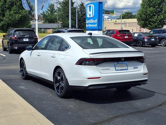 used 2025 Honda Accord Hybrid car, priced at $29,998