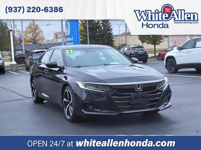 used 2021 Honda Accord car, priced at $22,498