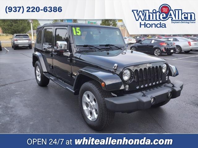 used 2015 Jeep Wrangler Unlimited car, priced at $17,998