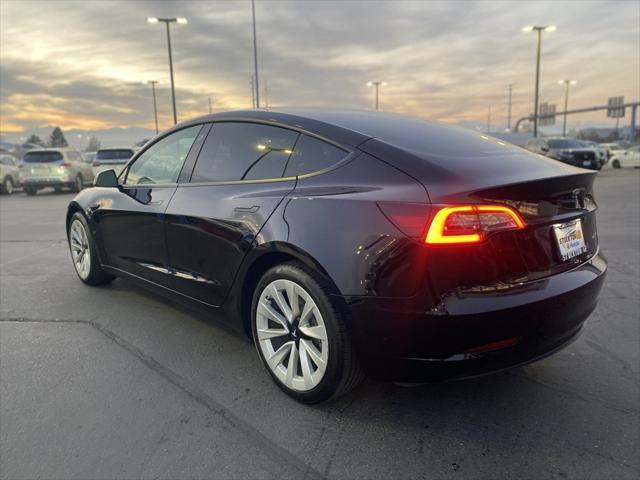 used 2022 Tesla Model 3 car, priced at $28,360