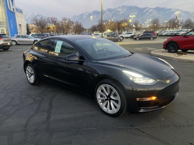 used 2022 Tesla Model 3 car, priced at $28,360