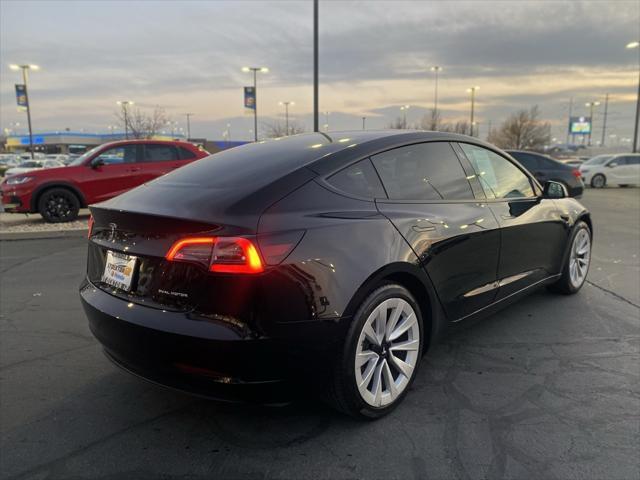 used 2022 Tesla Model 3 car, priced at $28,360