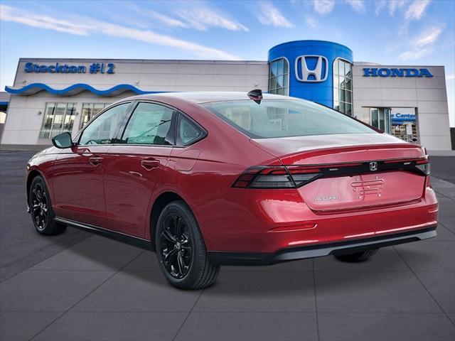 new 2025 Honda Accord car, priced at $32,110