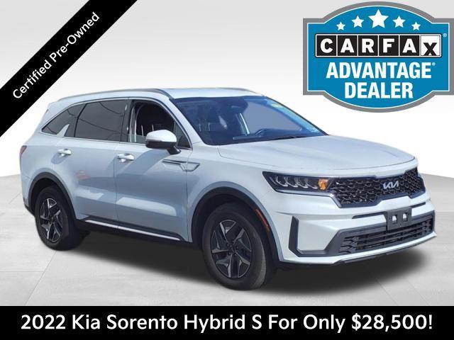 used 2022 Kia Sorento Hybrid car, priced at $28,500