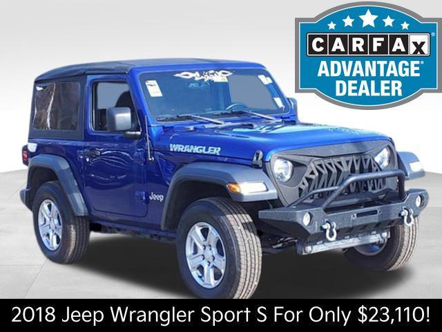 used 2018 Jeep Wrangler car, priced at $23,110