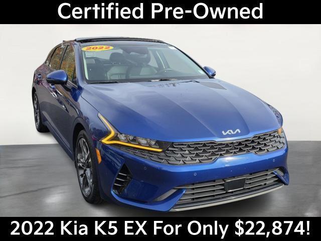 used 2022 Kia K5 car, priced at $22,874