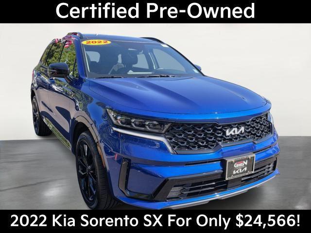 used 2022 Kia Sorento car, priced at $24,320
