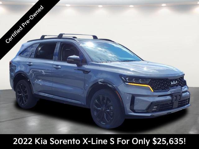 used 2022 Kia Sorento car, priced at $25,251