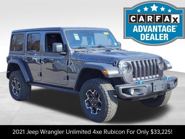 used 2021 Jeep Wrangler Unlimited car, priced at $33,225