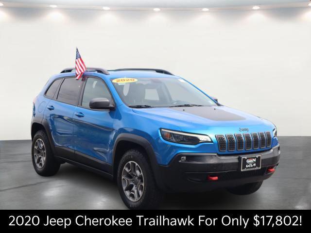 used 2020 Jeep Cherokee car, priced at $17,802